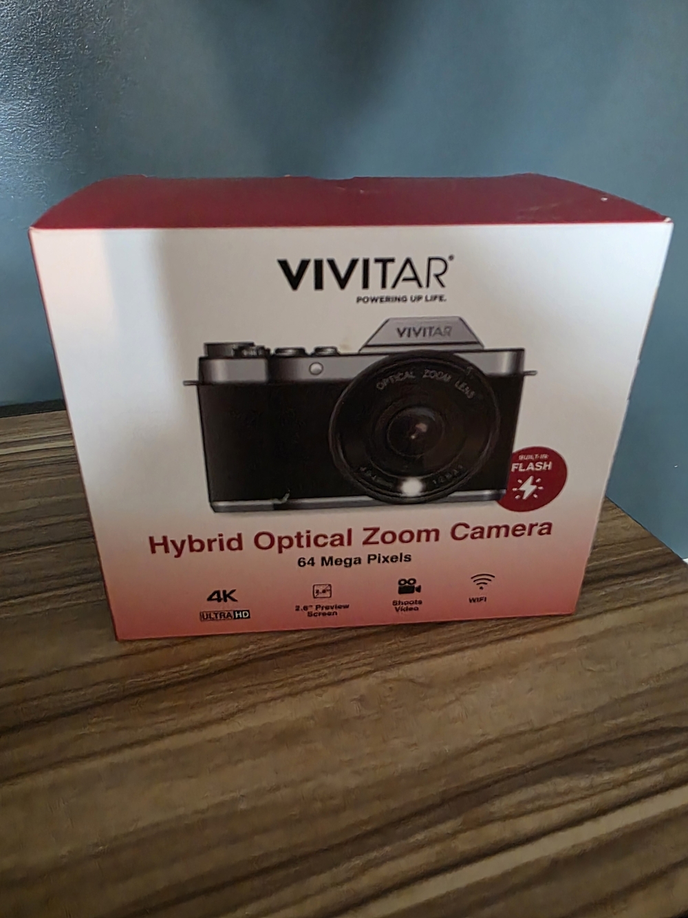 Hybrid Optical Zoom Camera - Black and Silver